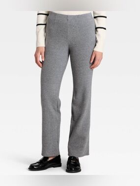 A New Day brushed pull-on pants, grey, NWOT, size M